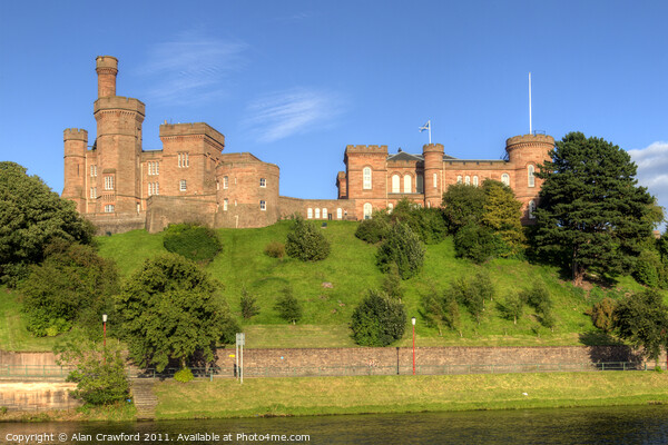 Inverness Castle, Scotland Picture Board by Alan Crawford