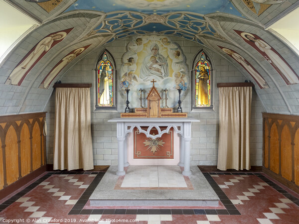 The Italian Chapel at Lamb Holm on the Orkney Islands Picture Board by Alan Crawford