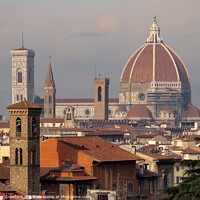 Buy canvas prints of Brunelleschi's Dome and Florence Cathedral, Italy by Alan Crawford