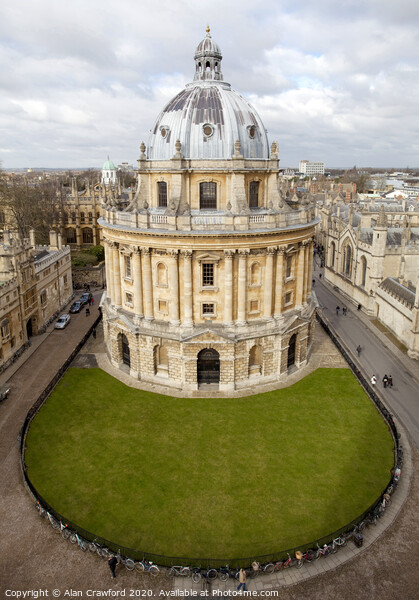 The Radcliffe Camera Building, Oxford Picture Board by Alan Crawford
