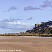 Buy canvas prints of Bamburgh Castle, Northumberland by Alan Crawford