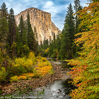 Buy canvas prints of Fall and El Capitan by Jamie Pham