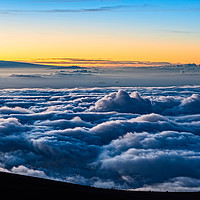 Buy canvas prints of Sunrise from the summit of Haleakala Volcano in Ma by Jamie Pham