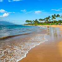 Buy canvas prints of Beautiful and idyllic Napili Beach in Maui, Hawaii by Jamie Pham