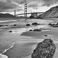 Buy canvas prints of Beautiful view of the Golden Gate bridge from Mars by Jamie Pham