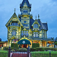 Buy canvas prints of Victorian Architecture of the Carson Mansion. by Jamie Pham