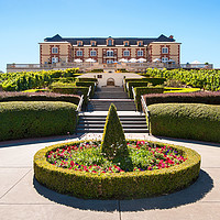Buy canvas prints of Beautiful view of the Domaine Carneros Winery and  by Jamie Pham