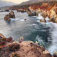 Buy canvas prints of Rocky coast from Soberanes Point Garrapata Park by Jamie Pham