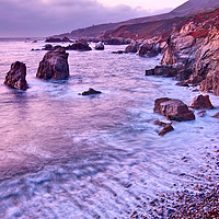 Buy canvas prints of Rocky coast from Soberanes Point Garrapata State P by Jamie Pham