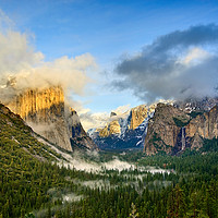 Buy canvas prints of Dramatic View of Yosemite National Park from Tunne by Jamie Pham