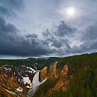 Buy canvas prints of Yellowstone Storm by Jamie Pham