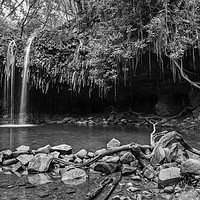 Buy canvas prints of The beautiful and magical Twin Falls along the Roa by Jamie Pham