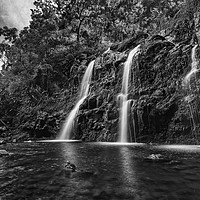 Buy canvas prints of The stunningly beautiful Upper Waikani Falls by Jamie Pham