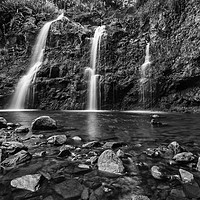 Buy canvas prints of The stunningly beautiful Upper Waikani Falls by Jamie Pham