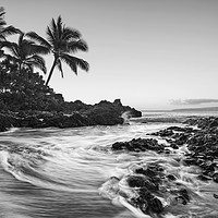 Buy canvas prints of Sunrise over beautiful and secluded Secret Beach i by Jamie Pham