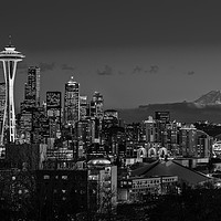 Buy canvas prints of Seattle Skyline by Jamie Pham