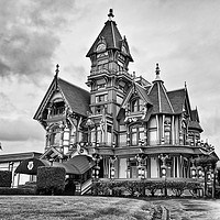 Buy canvas prints of The Carson Mansion is one of the most notable exam by Jamie Pham