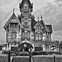 Buy canvas prints of The Carson Mansion is one of the most notable exam by Jamie Pham