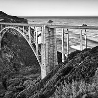 Buy canvas prints of Beautiful coastal view of Big Sur in California. by Jamie Pham