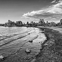 Buy canvas prints of Beautiful view of the strange Tufa Towers of Mono  by Jamie Pham