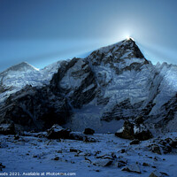 Buy canvas prints of Sunrise over Mt Everest by Colin Woods