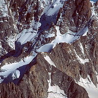Buy canvas prints of A climber in the French Alps by Colin Woods