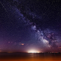 Buy canvas prints of Milky Way over the Sea by Colin Woods