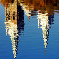 Buy canvas prints of Church Reflection by Colin Woods