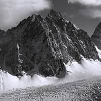 Buy canvas prints of Barre des Ecrins Panorama by Colin Woods