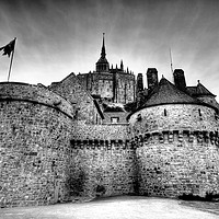 Buy canvas prints of Mont St Michel in Normandy by Colin Woods