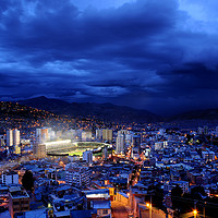 Buy canvas prints of La Paz, Bolivia by Colin Woods