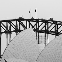 Buy canvas prints of Sydney Opera House and Bridge by Colin Woods
