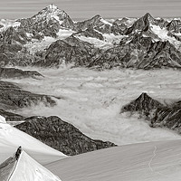 Buy canvas prints of High in the Swiss Alps by Colin Woods