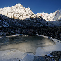 Buy canvas prints of Frozen Lake  by Colin Woods