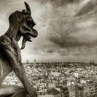 Buy canvas prints of Paris City View from Notre Dame de Paris by Colin Woods