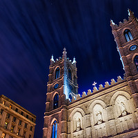 Buy canvas prints of Basilique Notre Dame in Montreal by Colin Woods