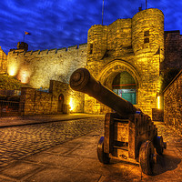 Buy canvas prints of Lincoln Castle at Night by Colin Woods