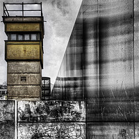 Buy canvas prints of The sole remaining section of the Berlin Wall on B by Colin Woods