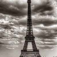 Buy canvas prints of The Eiffel Tower in Paris by Colin Woods