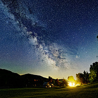 Buy canvas prints of Milky Way in Vermont by Colin Woods