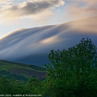 Buy canvas prints of Cloud cap on Skiddaw in the Lake District by Colin Woods