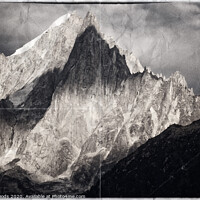 Buy canvas prints of Light and Shade on the Aiguille Verte by Colin Woods