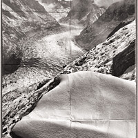 Buy canvas prints of La Mer de Glace by Colin Woods