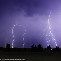 Buy canvas prints of Summer Lightning by Colin Woods