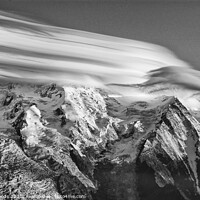 Buy canvas prints of Clouds over Mont Blanc by Colin Woods