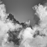 Buy canvas prints of Peaks and Clouds in the French Alps by Colin Woods