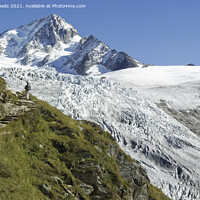 Buy canvas prints of Trekking in the French Alps by Colin Woods