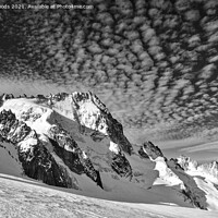 Buy canvas prints of The Aiguille de Chardonnet in the French Alps by Colin Woods