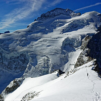 Buy canvas prints of The Barre des Ecrins in the French Alps by Colin Woods