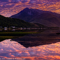 Buy canvas prints of Loche Linnhe Reflection by Colin Woods